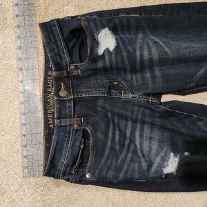 American Eagle Outfitters Blue Slim Straight Jeans